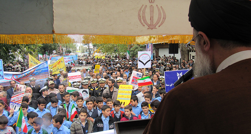 گزارش تصویری راهپیمایی روز ملی مبارزه با استکبار جهانی در انزلی